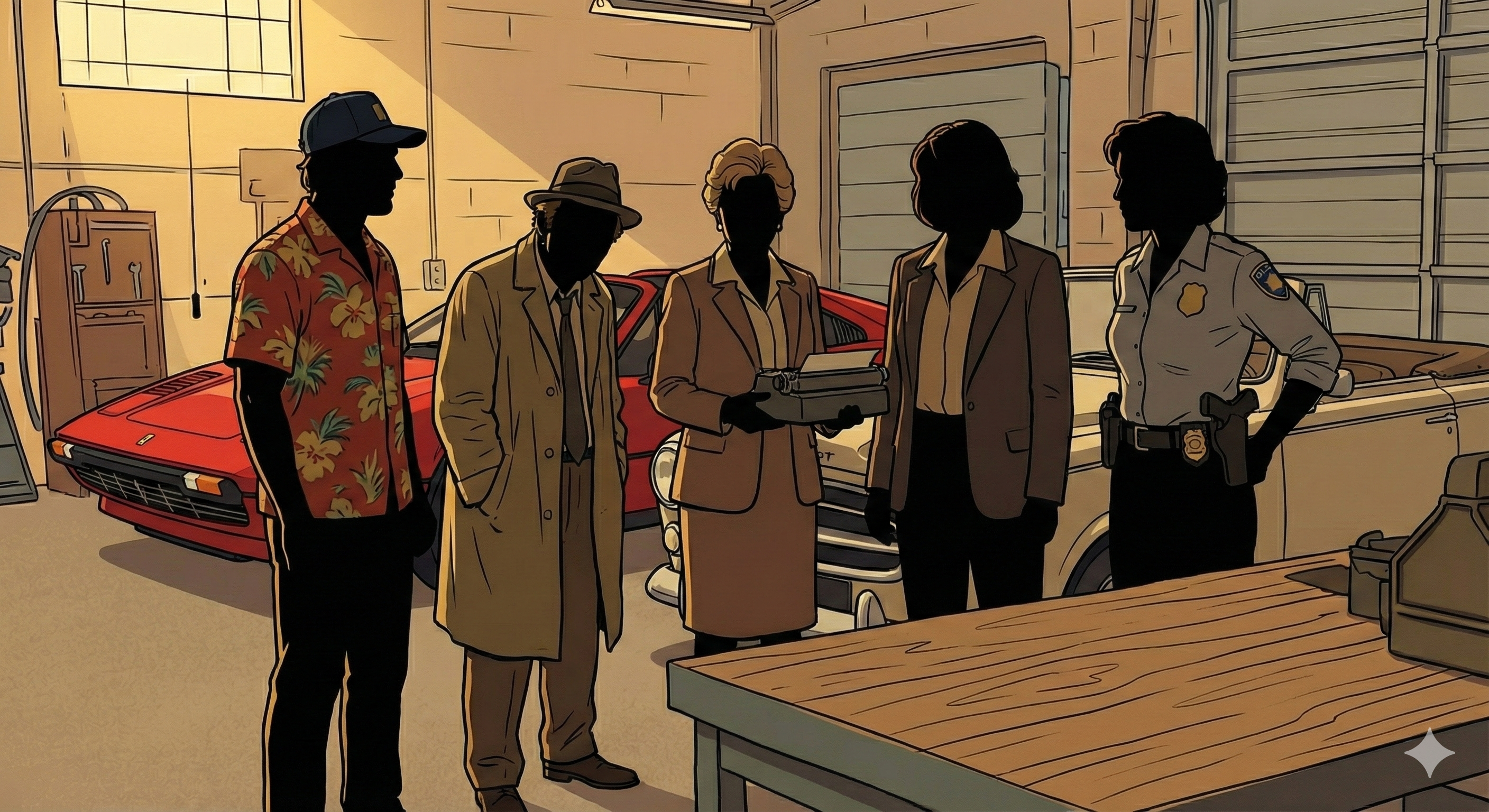 The Investigators team silhouette